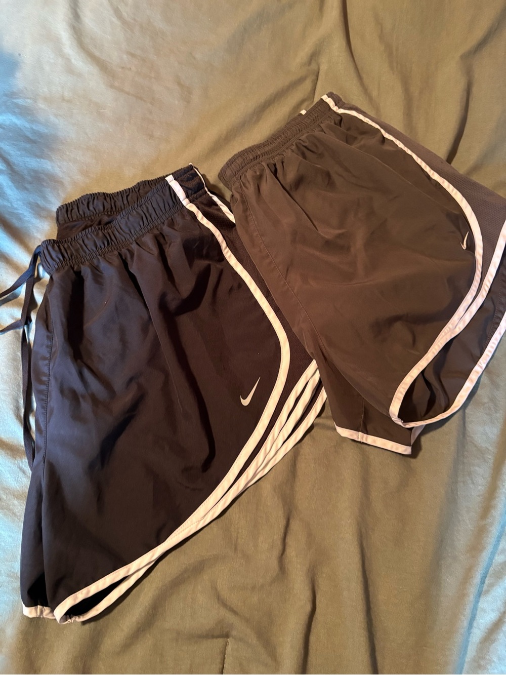 Nike Dri-FIT gray and Black Training Shorts